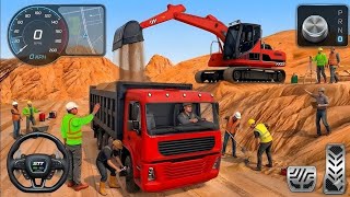 👷City Road Construction Simulator 3D 🚧 | Heavy Excavator & Truck - Android Gameplay 02 screenshot 4