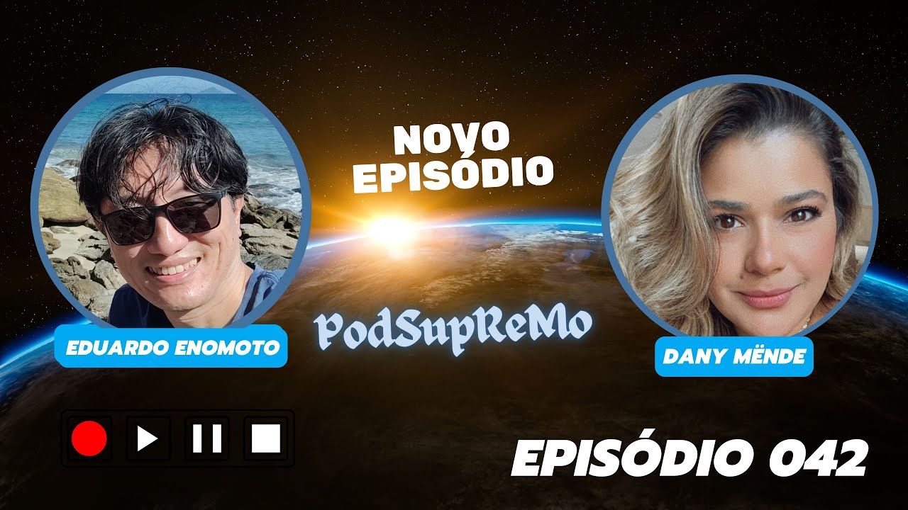 Capa do episódio 042 do PodSupReMo com Danielle Almeida
