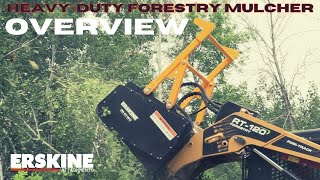 Heavy-Duty Forestry Mulcher overview by Erskine Attachments 770 views 1 year ago 5 minutes, 31 seconds