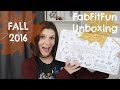 FabFitFun Unboxing! | FALL 2016