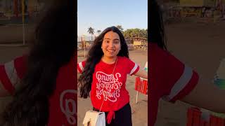 Beach par banaya mitti ka castle 😍🏰 #priyalkukreja #shorts #ytshorts