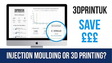 Injection Moulding or 3D Printing? How you can Save £££ with our online Calculator