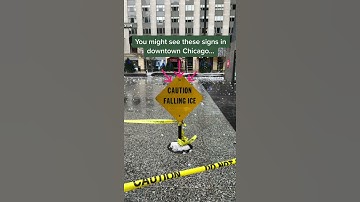 CAUTION: Falling Ice #Skyscraper