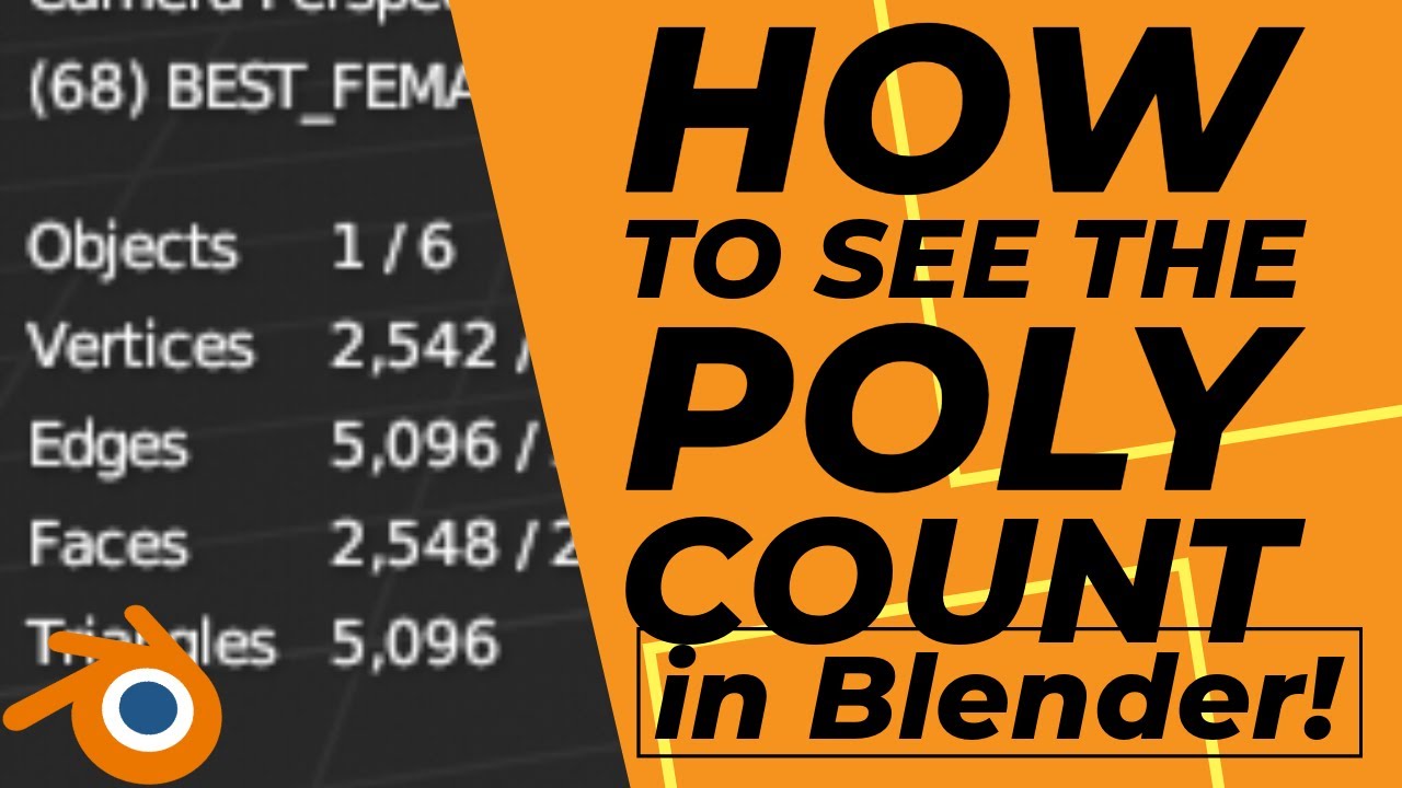 How to View Poly Count in Blender: A Quick Guide for 3D Artists - YouTube