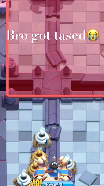 Bro got tased😭 #clashroyale #memes #gaming #supercell