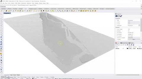 1/4  Creating Rhino Terrain: DEM download QGIS Import
