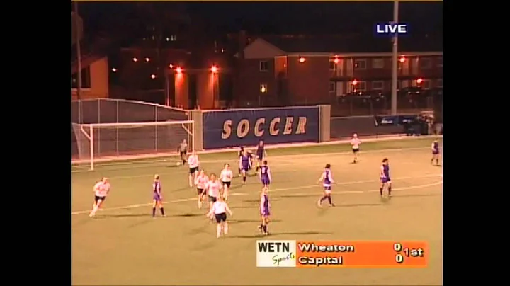 20111112 Wheaton Women vs Capital Goal #1 Sarah Gu...