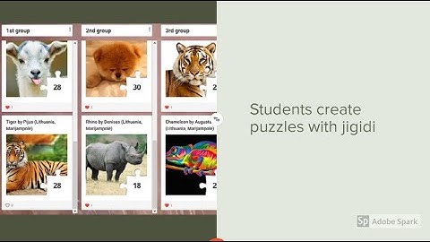Students create puzzles with jigidi