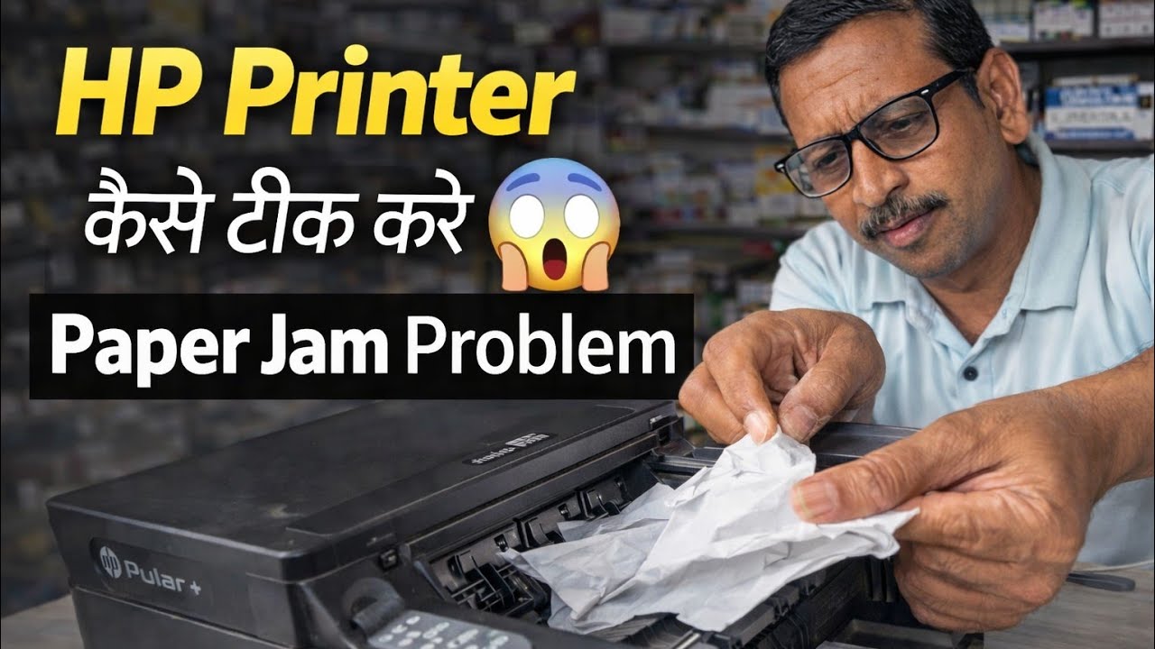HP Printer 🖨️ Paper Jam Problem Fix | Printer Not Printing? Easy Repair at Home कैसे ठीक करे