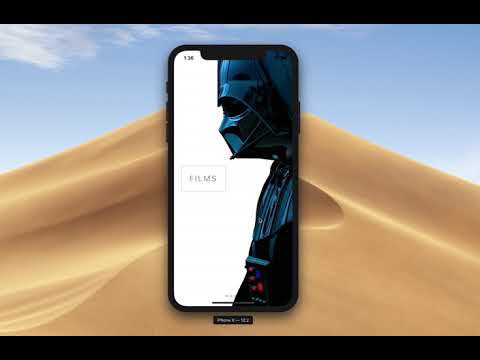 React Native Star Wars Slider Concept