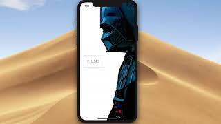 React Native Star Wars Slider Concept