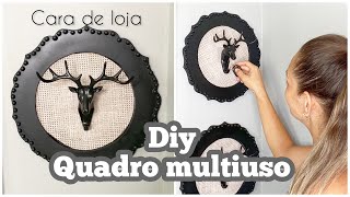 COMO FAZER QUADRO DECORATIVO COM CARA DE LOJA / DECORAÇÃO ITENS MESA POSTA