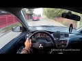 Mitsubishi Lancer 9 POV drive vs BMW