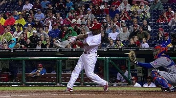 NYM@PHI: Rollins laces an RBI double in the gap