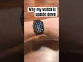 Why I wear my Apple Watch upside down 🙃