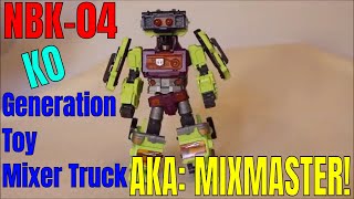 NBK-04 KO Generation Toy Mixer Truck (3p Constructicon Mixmaster) - GotBot True Review NUMBER 426