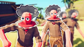 1,000 Clams Vs. Black Beard In Totally Accurate Battle Simulator