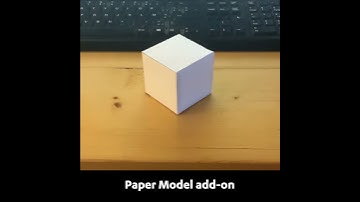 Daily Blender Secrets - Paper Model add-on