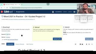 Word  2021 In Practice - Ch 1 Guided Project 1-2 | Word  2021 Chapter  1 Guided Project 1-2