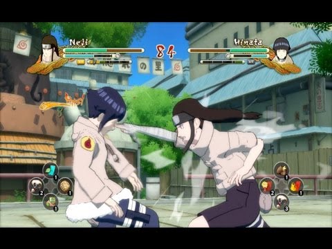 (XBOX 360) PTS Neji vs PTS Hinata Naruto Ultimate Ninja Storm 3