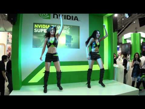 2011 COMPUTEX TAIPEI NVIDIA 開場舞  - 小安 ＆ 妞妞