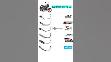 Yamaha MT-15 V2 Exhaust Sound Battle ☠️