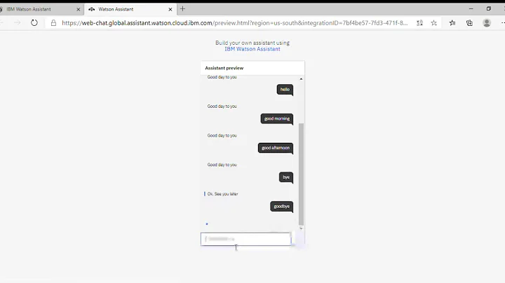 IBM Watson Assistant