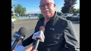 @NASCAR Show and Tell Time in the @xfinity Series Garage - Splitter Penalty