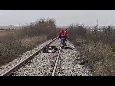 Ανθρώπινοι σοροί στη σιδηροδρομική διάβαση νομού Ροδόπης Μεταξύ Φύλακα και Βέννας (1)