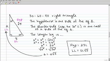 8-3 Special Right Triangles
