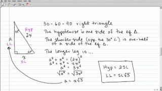 8-3 Special Right Triangles