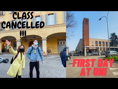 First day in UNIVERSITY || MASTERS IN ITALY || UNIBO