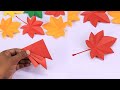 Amazing Trick To Make Paper Leaf | How to make beautiful leaf with paper | Easy paper craft