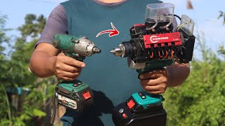 I Turn Electric Drill Into V8 Powered Drill