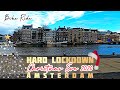 Hard Lockdown Amsterdam Christmas Eve 2020 | Red Light District & Amstel River Bike Ride