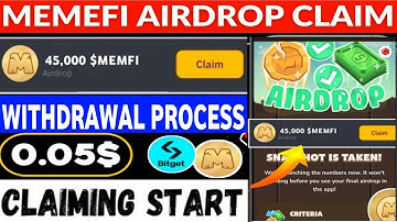 Memefi AIRDROP Claim process live || memefi token claim