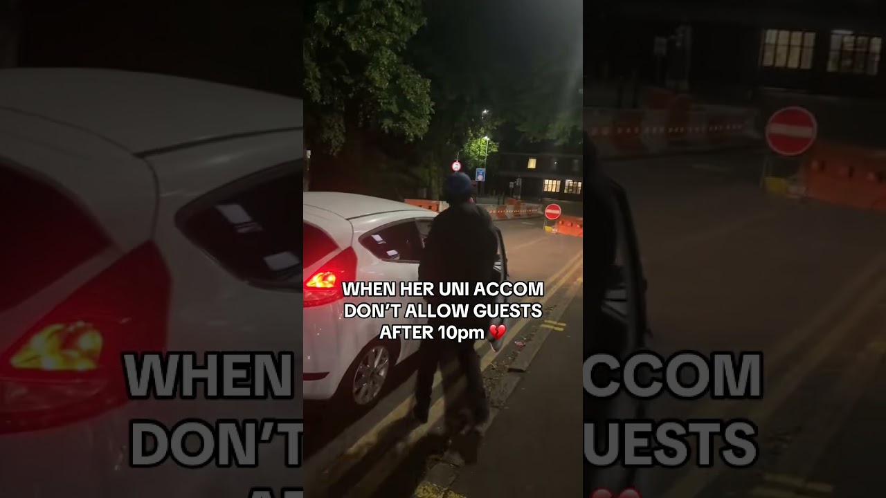 When her accom don't allow guests after 10pm #student #funny #universitystudent