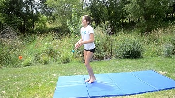 How to do a Back Handspring Stepout