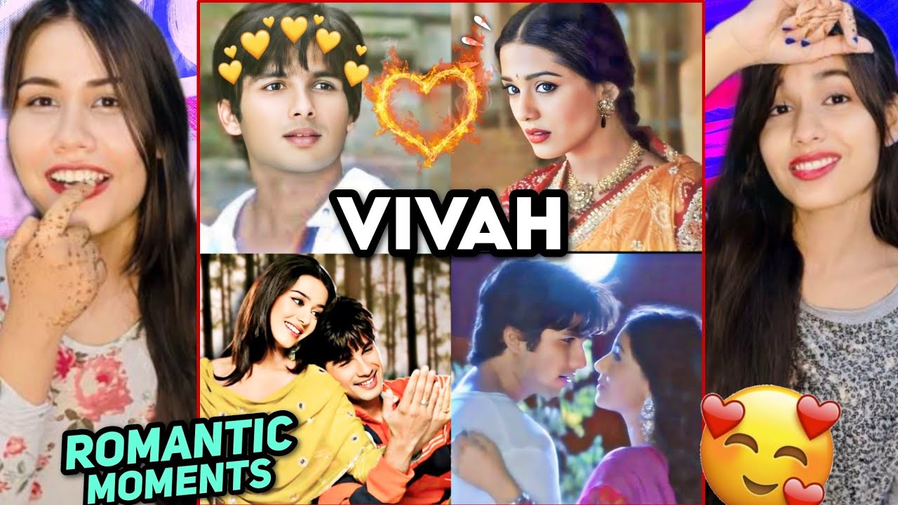 Vivah Movie Best Romantic & Cute Moments Reaction ❤️ | Shahid Kapoor & Amrita Rao Iconic Chemistry
