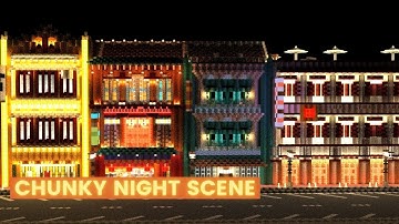 How to RENDER a Night Scene Minecraft World Using Chunky
