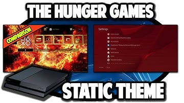 [PS4 THEMES] The Hunger Games Mockingjay Static Theme Video in 60FPS
