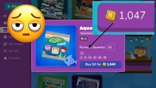 1,000 coins on aquatic pack in blooket