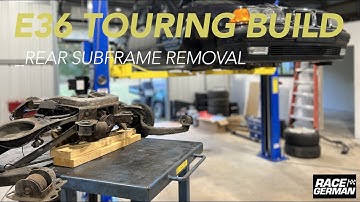 Removing the E36 Touring Rear Subframe