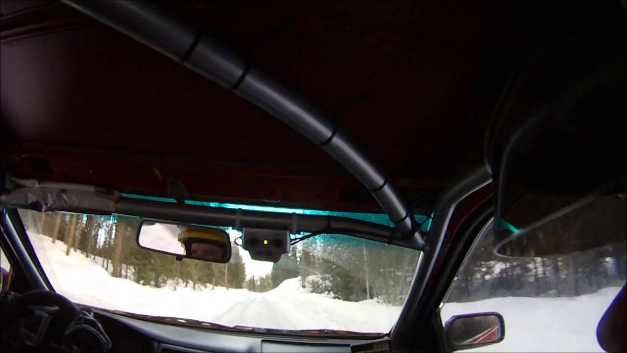 Rally Hadeland 2018, SS1, in the middle og the SS1, Nissan Almera GTI, Team, Din Samarbeidspartner.