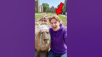 CODY Ruined CAPYBARA’s 250k Celebration 🥺🥺 #animals #capybara