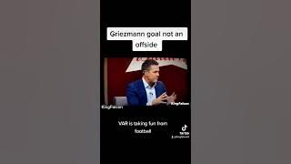 Griezmann offside goal vs Tunisia