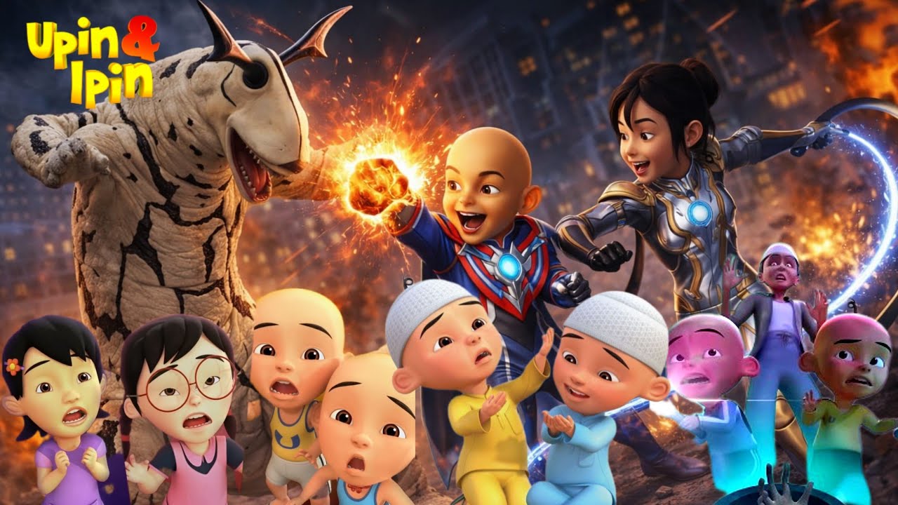 Full Movie Ultraman Upin Ipin Melawan Monster Kaiju Eleking Episode Terbaru Upin Ipin Musim 21