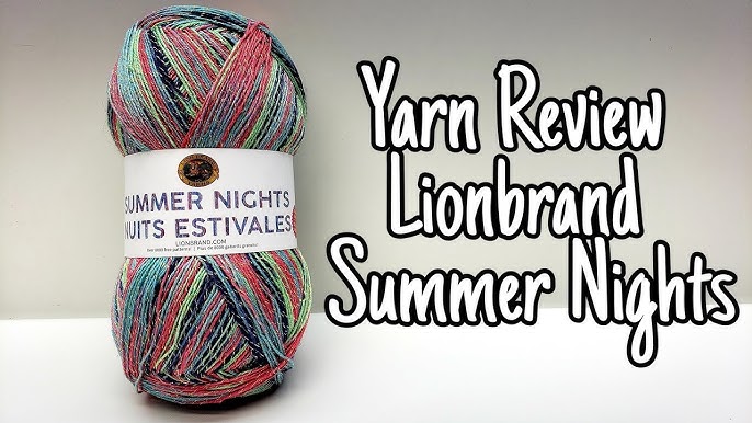 Lion Brand Yarn Summer Nights Bundle Paradise - Fine Yarn - NEW #a