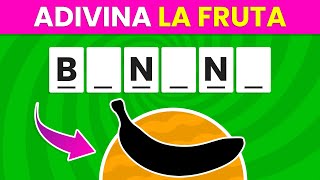 Adivina las Frutas sin Vocales 🍓😯✅| Frutas y otros Vegetales 🥦🤔 screenshot 5