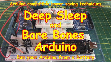 #116 Deep Sleep 💤 Bare-Bones Arduino (using wake up ⏱️ TIMER)